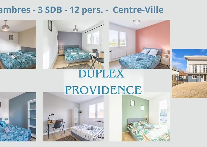 Duplex Providence - Ideal Groupe - Confort - Parking Prive Lägenhet *
